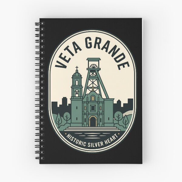 Item preview, Veta Grande Historic Silver Heart Vintage Travel Emblem designed and sold by k3rstman1.