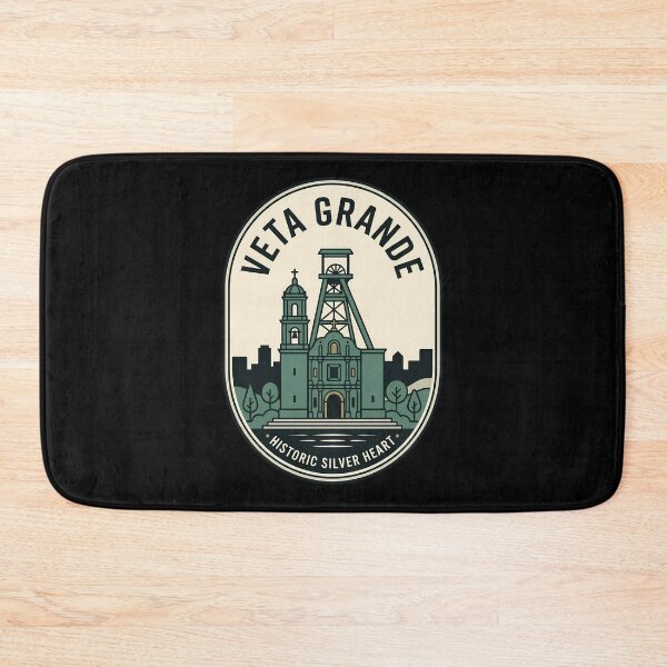 Item preview, Veta Grande Historic Silver Heart Vintage Travel Emblem designed and sold by k3rstman1.
