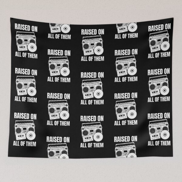 Item preview, Raised On All of Them Vintage 1 designed and sold by Positive&FunnyThings.