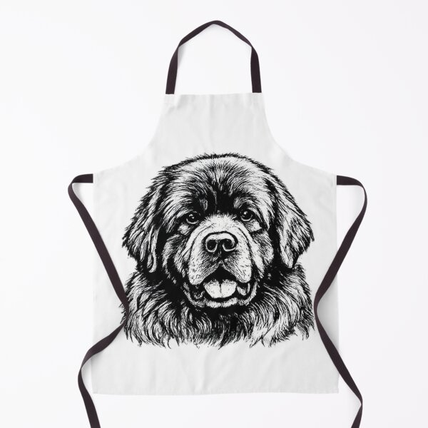 Item preview, Newfoundland Dog Line Art | Premium Black & White Portrait designed and sold by zenithviv.