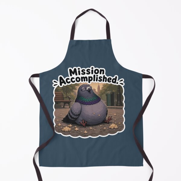 Item preview, Mission Accomplished Funny Pigeon Cartoon Sticker designed and sold by SimplePoDesign.