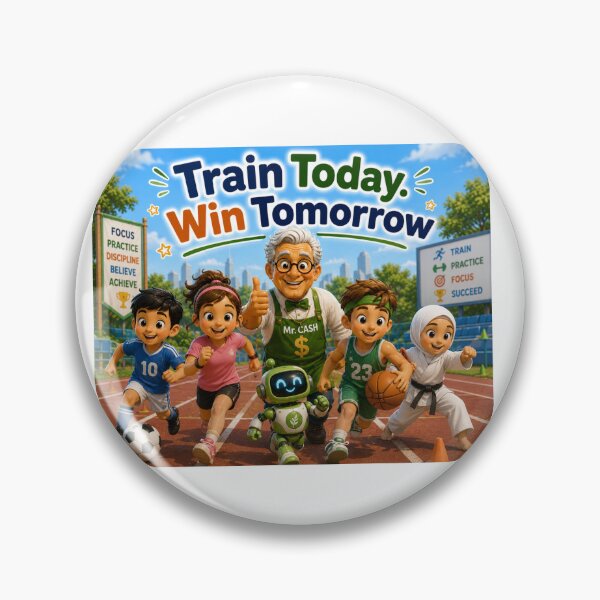 Item preview, Kids Motivation – Train Today Win Tomorrow designed and sold by LumivaraGallery.