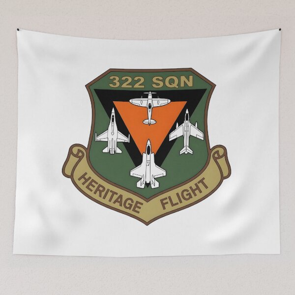Item preview, Royal Netherlands Air Force 322 Squadron Heritage Flight Patch designed and sold by CharlieDesings.