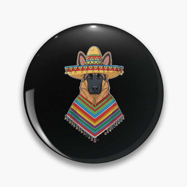 Item preview, German Shepherd Sombrero Serape Cinco De Mayo Dog Lover designed and sold by PopStars1993.