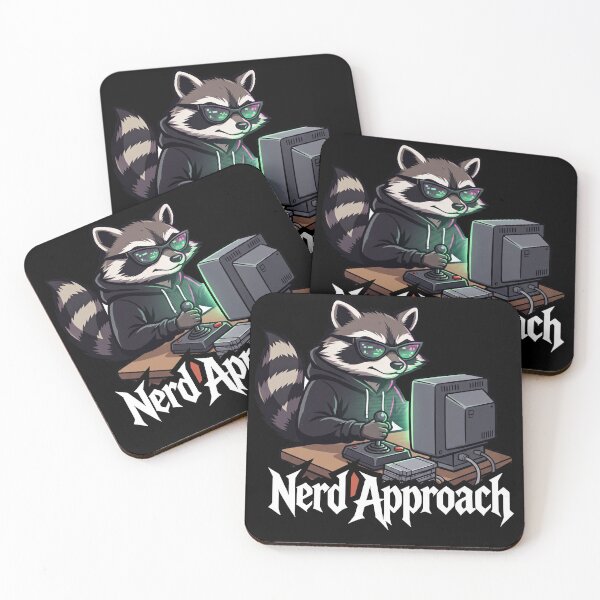 Item preview, Retro Gaming Raccoon, Cartridge Collector Purist designed and sold by NerdApproach.