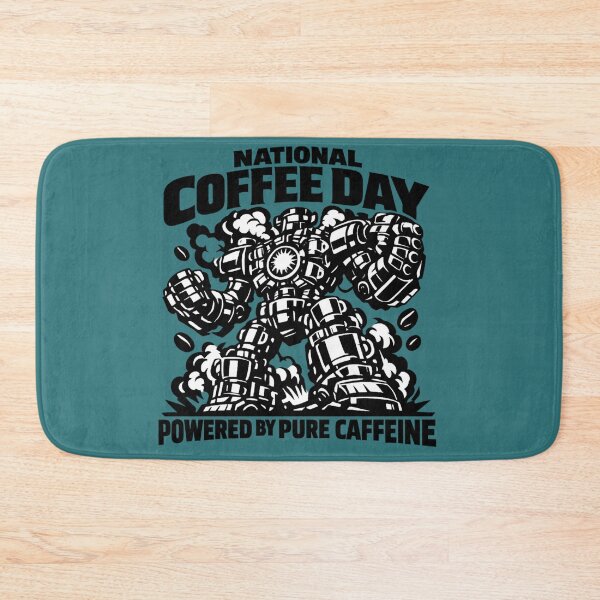 Item preview, Powered by Pure Caffeine National Coffee Day Robot Mugs designed and sold by irfanshikh.