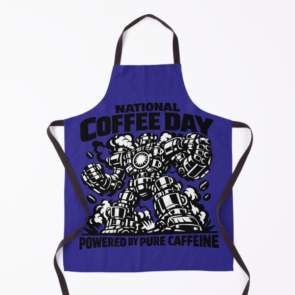 Item preview, Powered by Pure Caffeine National Coffee Day Robot Mugs designed and sold by irfanshikh.