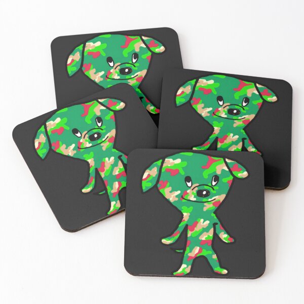 Item preview, Cool Camo Pup - Green & Pink designed and sold by NAPIPIPIarts.
