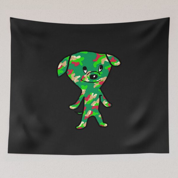 Item preview, Cool Camo Pup - Green & Pink designed and sold by NAPIPIPIarts.