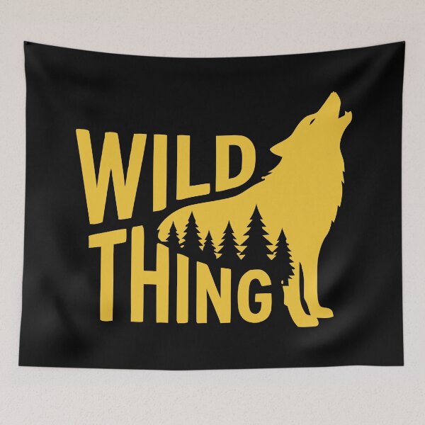Item preview, Wild Thing Howling Wolf Forest Silhouette Nature designed and sold by Amir Faysal.