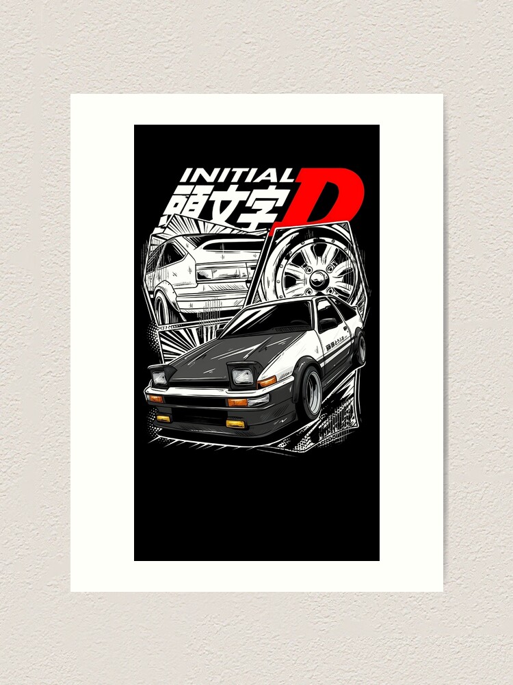 Thumbnail 1 von 3, Kunstdruck, Initial D designt und verkauft von Rivlowss.