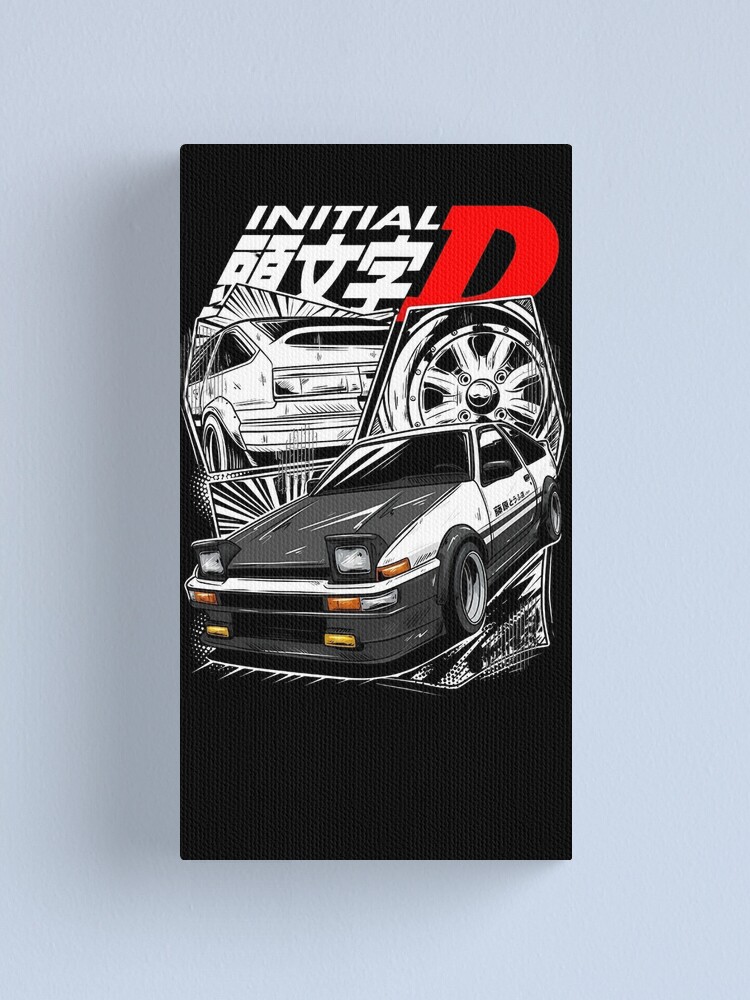 Thumbnail 1 of 3, Canvas Print, Initial D designed and sold by Rivlowss.
