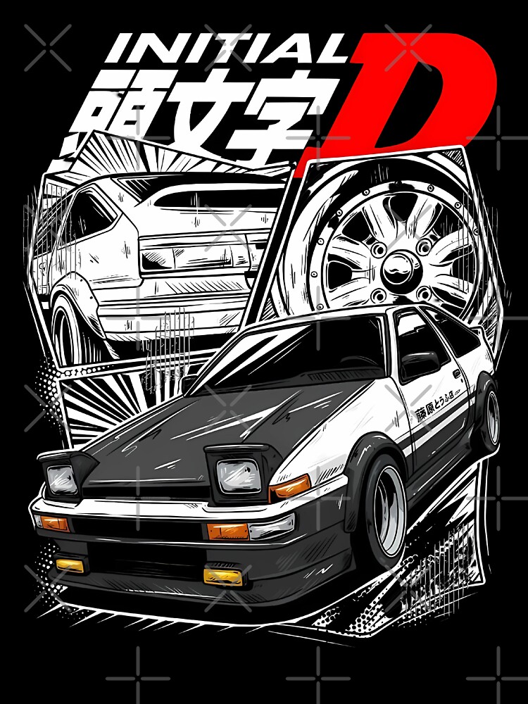 Thumbnail 7 of 7, Oversized T-Shirt, Initial D designed and sold by Rivlowss.