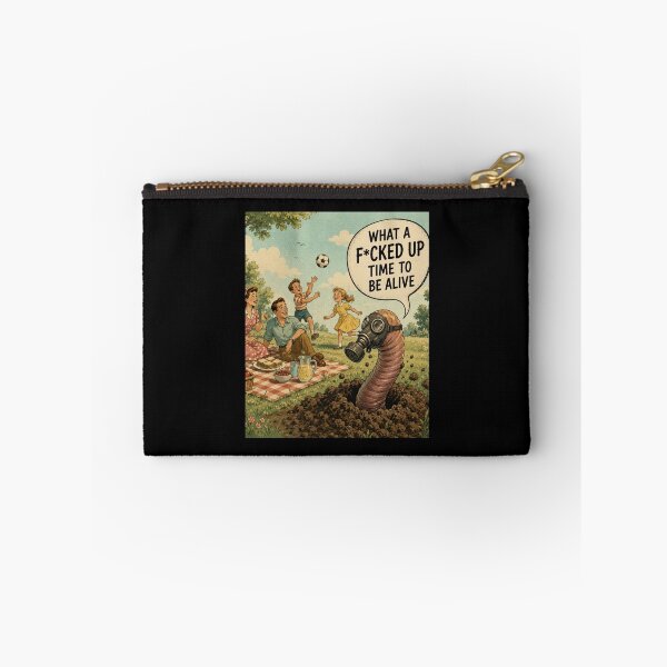 Item preview, What a Fucked Up Time to Be Alive Vintage Storybook Sarcasm designed and sold by Crystal-Tree.