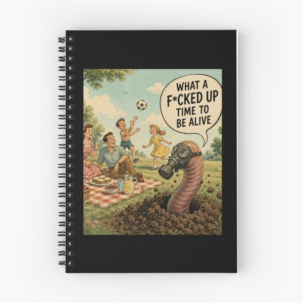 Item preview, What a Fucked Up Time to Be Alive Vintage Storybook Sarcasm designed and sold by Crystal-Tree.