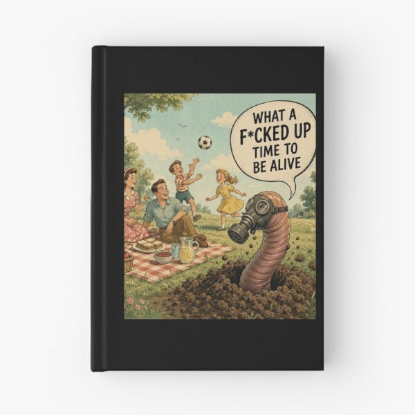 Item preview, What a Fucked Up Time to Be Alive Vintage Storybook Sarcasm designed and sold by Crystal-Tree.