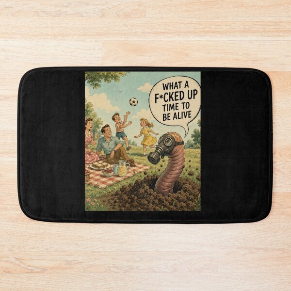 Item preview, What a Fucked Up Time to Be Alive Vintage Storybook Sarcasm designed and sold by Crystal-Tree.