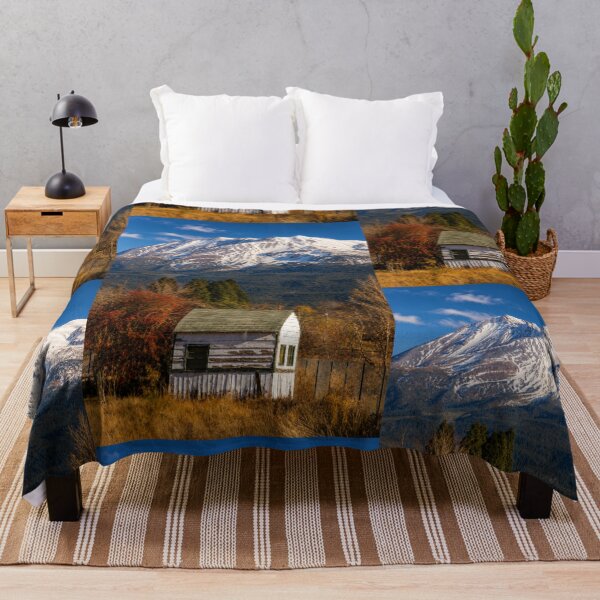 Item preview, Mount Shasta Rustic Cabin Landscape designed and sold by Kimberly Palmer.