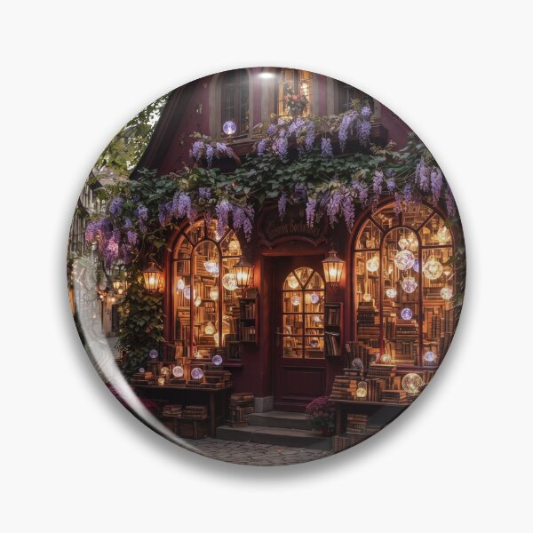 Item preview, The Magic Bookshop, Wisteria Draped Fairytale Storefront designed and sold by BlareBlare.
