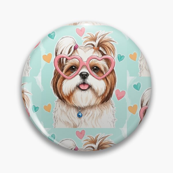 Item preview, Heart Eyes Shih Tzu designed and sold by PawsAndPallette .