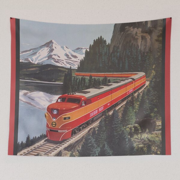 Item preview, Vintage Shasta Daylight Travel Advert designed and sold by Dimensionality.