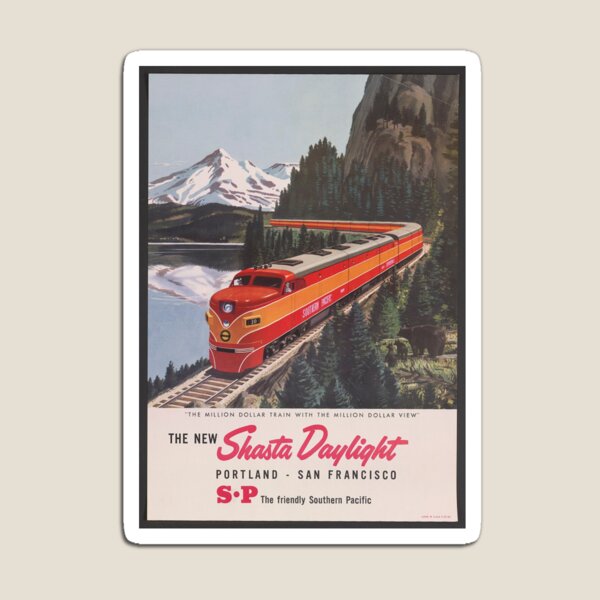 Item preview, Vintage Shasta Daylight Travel Advert designed and sold by Dimensionality.