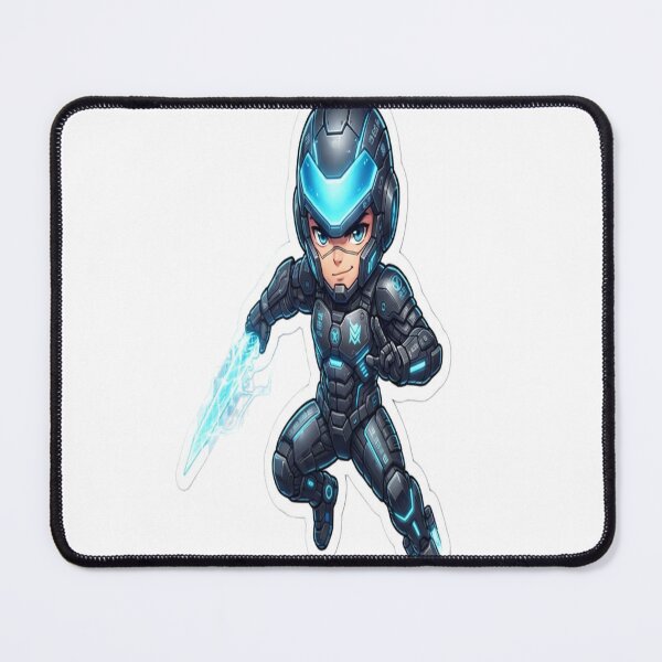 Item preview, Cyber Blade Warrior | Futuristic Chibi Soldier | Sci-Fi Anime Art designed and sold by AdityaShop18.