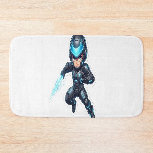 Item preview, Cyber Blade Warrior | Futuristic Chibi Soldier | Sci-Fi Anime Art designed and sold by AdityaShop18.