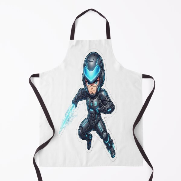 Item preview, Cyber Blade Warrior | Futuristic Chibi Soldier | Sci-Fi Anime Art designed and sold by AdityaShop18.