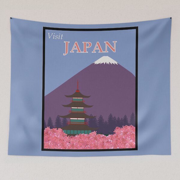 Item preview, Japan Vintage Travel Advert designed and sold by Dimensionality.