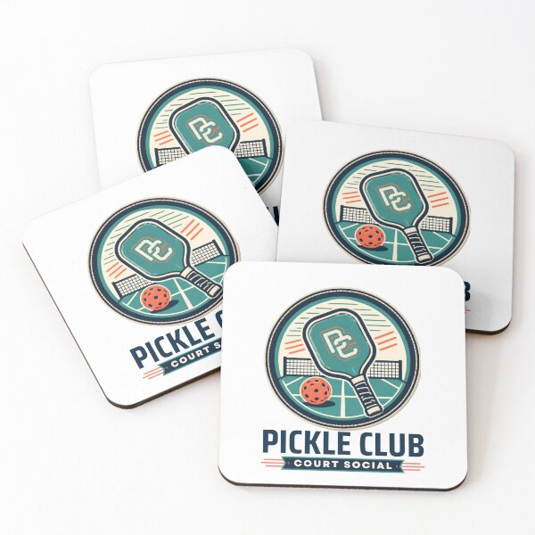 Item preview, Pickle Club Court Social Sport Emblem designed and sold by LOGO-WORKS.