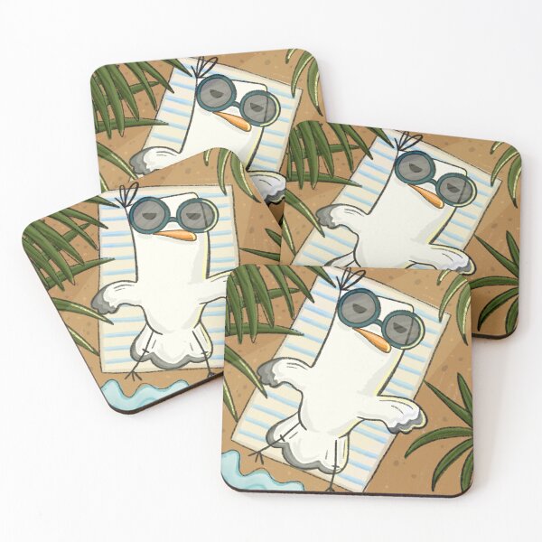 Item preview, Seagull laying in the sun.  designed and sold by BluluStudio.