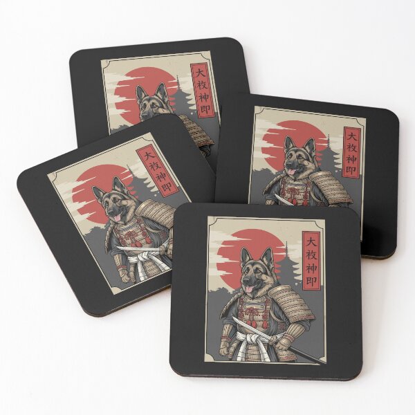 Item preview, German Shepherd Samurai Warrior Japanese Dog Owner designed and sold by PopStars1993.