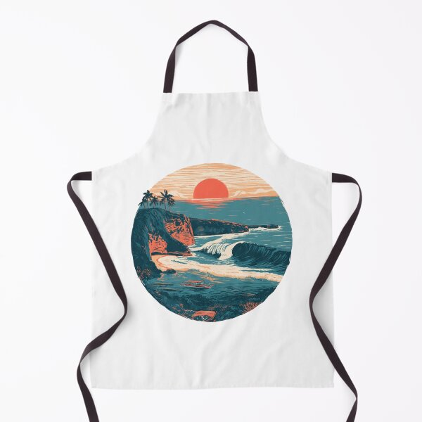 Artikelvorschau, Sonnenuntergangsküste Retro entworfen und verkauft von filou designs.