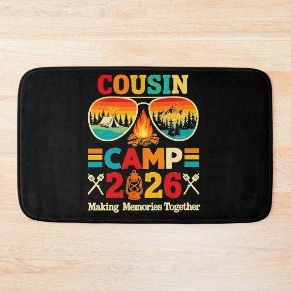 Item preview, Cousin Camp 2026 Making Memories Together - Retro Sunglasses Camping Art designed and sold by BendyBeasts.