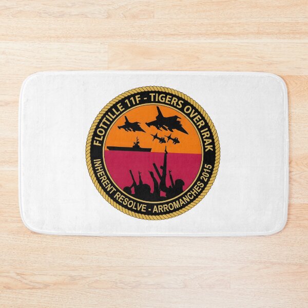 Item preview, French Naval Aviation Flottille 11F "Tigers Over Irak" Operation Inherent Resolve Patch designed and sold by CharlieDesings.