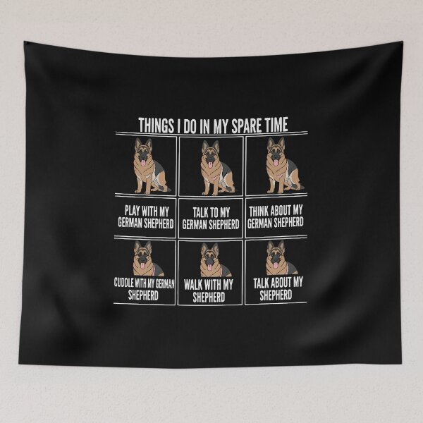 Item preview, Things I Do In My Spare Time German Shepherd Owner Dog Lover designed and sold by PopStars1993.