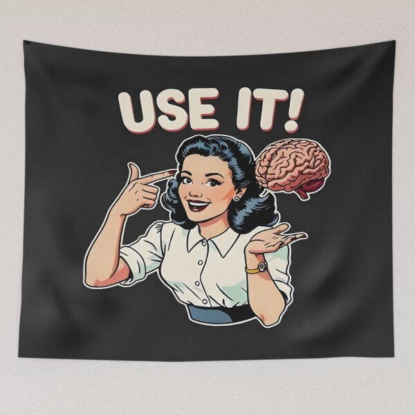 Item preview, You have a brain use it designed and sold by bigmakdaddy.