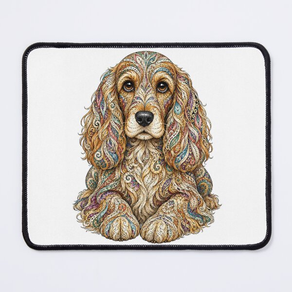 Item preview, Intricate Cocker Spaniel designed and sold by PaintedbyCarol.