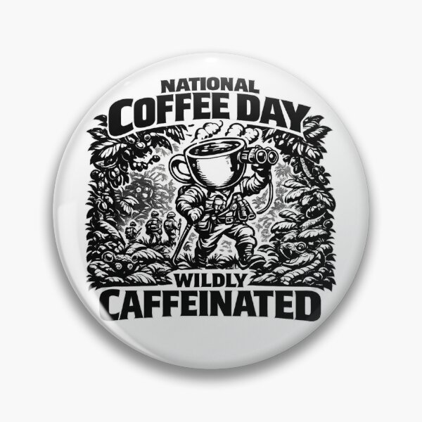 Item preview, Wildly Caffeinated National Coffee Day Astronaut Explorer designed and sold by irfanshikh.