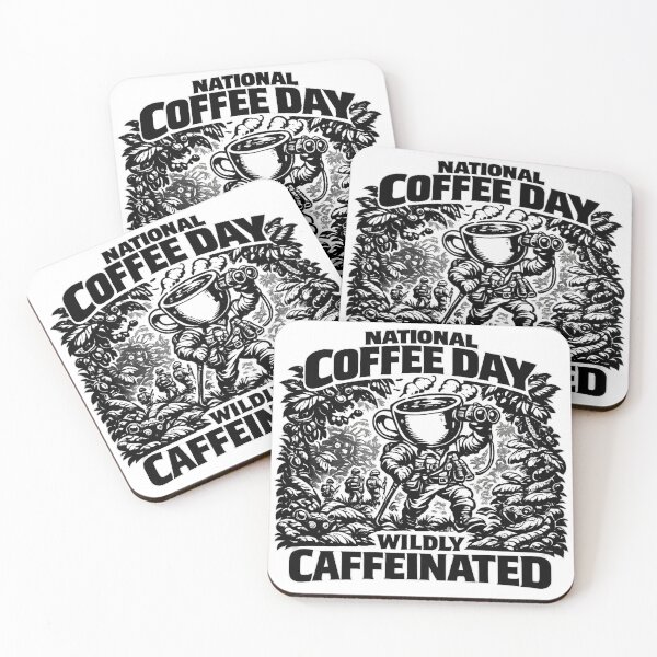 Item preview, Wildly Caffeinated National Coffee Day Astronaut Explorer designed and sold by irfanshikh.