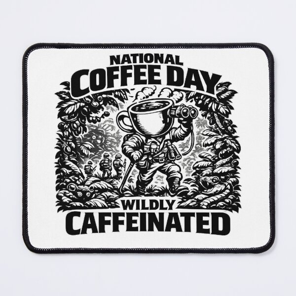 Item preview, Wildly Caffeinated National Coffee Day Astronaut Explorer designed and sold by irfanshikh.