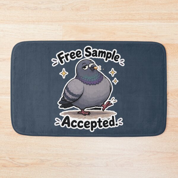 Item preview, Free Sample Accepted Funny Pigeon Cartoon Sticker designed and sold by SimplePoDesign.