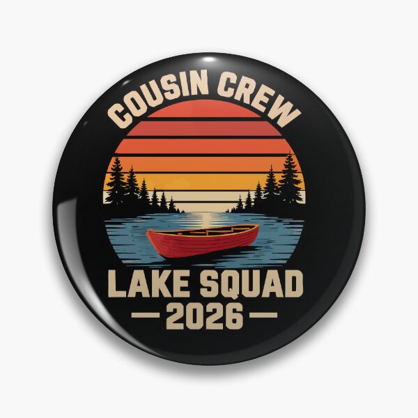 Item preview, Cousin Crew Lake Squad 2026 - Retro Canoe Vacation Art designed and sold by BendyBeasts.