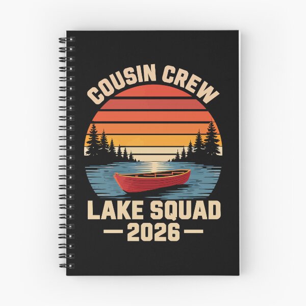 Item preview, Cousin Crew Lake Squad 2026 - Retro Canoe Vacation Art designed and sold by BendyBeasts.