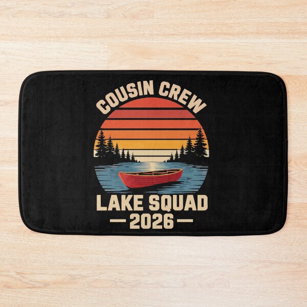 Item preview, Cousin Crew Lake Squad 2026 - Retro Canoe Vacation Art designed and sold by BendyBeasts.
