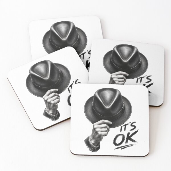 Item preview, It's OK Vintage Fedora Hat Graphic designed and sold by NucciCollective.