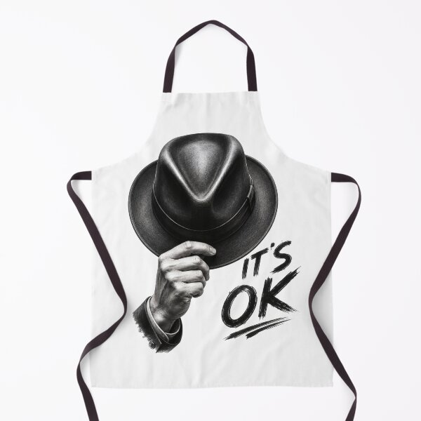 Item preview, It's OK Vintage Fedora Hat Graphic designed and sold by NucciCollective.