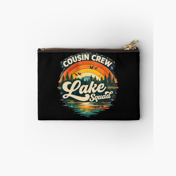 Item preview, Cousin Crew Lake Squad - Vintage Retro Sunset Lake Art designed and sold by BendyBeasts.