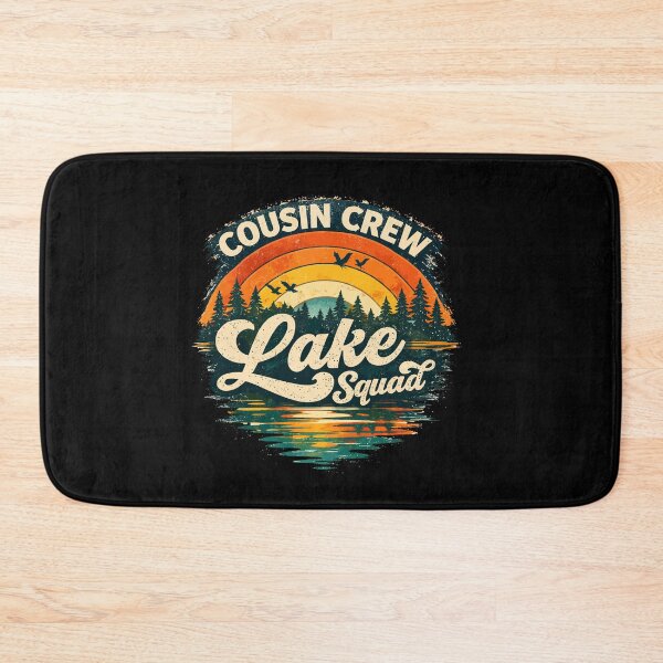 Item preview, Cousin Crew Lake Squad - Vintage Retro Sunset Lake Art designed and sold by BendyBeasts.